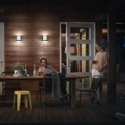 Philips Python utelampe antrasitt 4.000K sensor