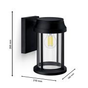 Philips Bellini utendørs vegglampe, Ø 16 cm