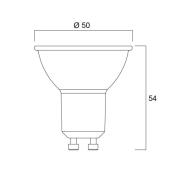 Sylvania LED-reflektor GU10 2W 3°000 K 36 lm