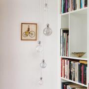 EBB & FLOW Uva M Hengende ball sølv klar mini check