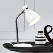 Moderne bordlampe CYCLONE hvit