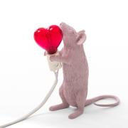 LED-dekobordlampe Mouse Lamp USB Valentine hvit