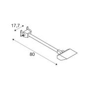 SLV LED-vegglampe Today Pro, hvit, aluminium, lengde 66,6 cm