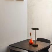 SLV LED oppladbar lampe Vinolina One, svart, 2700 K, høyde 33 cm