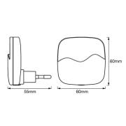 LEDVANCE Lunetta Wave LED-nattelys sensor