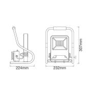 LEDVANCE Worklight R-Stand LED-arbeidslyskaster 30 W for bygg- og