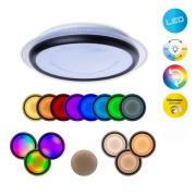 LED-taklampe Canna, RGB CCT med fjernkontroll