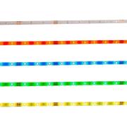 RGB LED-stripe med fjernkontroll, lengde 5 meter