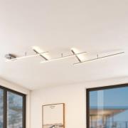 Lindby Acia LED-taklampe, nikkel