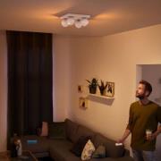 Philips Hue Buckram 4 lyskilder dimmebryter hvit