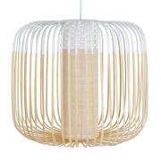 Forestier Bamboo Light M pendellampe, 45 cm, hvit