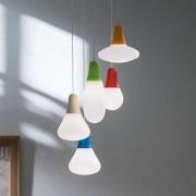 Martinelli Luce pendellampe Ciulifruli, rød, polyetylen