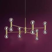 Modo Luce Chandelier hengelampe 13 lys 107cm gull