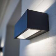 Gemini utendørs LED-vegglampe, RGBW, smart