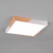 LED-taklampe Meta, 31,5 x 31,5 cm, 3 000 K, hvit