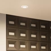 Arcchio Elmon LED innfelt belysning, IP65, hvit