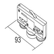 Ivela adapter, 3-faset, 220-240 V, 10 kg, hvit