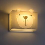 Little Teddy-vegglampe for barn