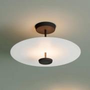 Vibia Flat LED-taklampe 2 lyskilder, Ø 55 cm hvit