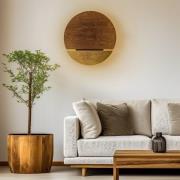 LED-vegglampe Sun i tre