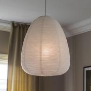 PR Home hengelampe Maki, hvit, papir, Ø 43 cm, E27