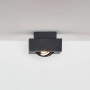 Downlight Xirax, 1 lyskilde, svart