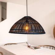 Hengelampe Capello i bambus, svart