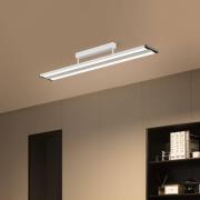 Prios Yuela LED-taklampe, DALI, 120 cm, hvit