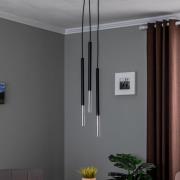 Euluna Thalassa pendel 3 lyskilder G9 svart/gull rund