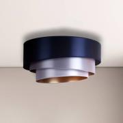 Taklampe Trio Ø 60 cm, navy/sølv/hvit/gull