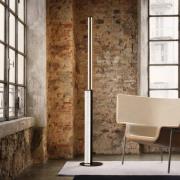 Slamp LED-gulvlampe Modula vridd, plissert, svart