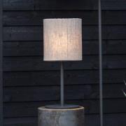 PR Home utendørsbordlampe Agnar, mørk grå/hvit, 57 cm