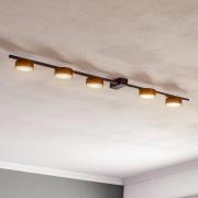 Taklampe Pills V, svart, 5 lyskilder