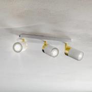 Downlight Joker, hvit/gull, 3 lyskilder