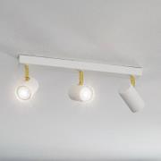 Downlight Lund i hvit, 3 lyskilder