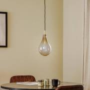 Pendellampe Oaza, 1 lyskilde, røykgrå/svart