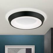 LED-taklampe Look, svart/hvit