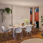 Paulmann Aptare LED-hengelampe, ZigBee, hvit