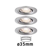 Paulmann Nova mini downlight 3er, roterbar, jern