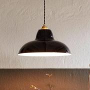 Anglepoise hengelampe Original 1227 Brass Midi Wide, svart