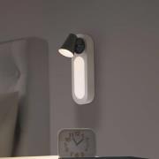 LEDVANCE LED-vegglampe Neptune, 1 spot, bryter, hvit