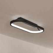 LED-taklampe Codriales i svart