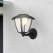 Utendørs vegglampe 3929015, svart, berøringsdimmer