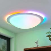 Lindby Aurela LED-taklampe CCT RGB Ø 58,5 cm