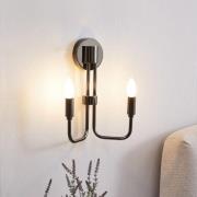 Lindby Elanova-vegglampe i jern, gunmetal