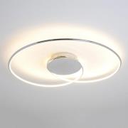 Lindby LED-taklampe Joline, Ø 74 cm, kromfarget, metall