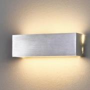 Kantet LED-vegglampe Ranik av aluminium