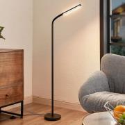 Lindby Romila LED-gulvlampe i svart