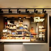 Svart LED-skinnespot Kent Bakery 38°