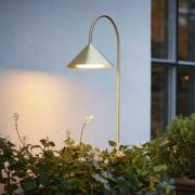 FRANDSEN lampe med jordspyd Grasp, messingfarget, høyde 82 cm